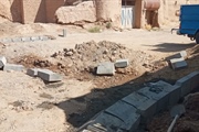 اجرای پروژه جدول گذاری معابر عمومی روستای ینگی کند جامع السرا