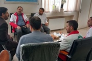 دیدار مشاور مدیر عامل حلال اهمر استان، مسئول حراست حلال اهمر استان...
