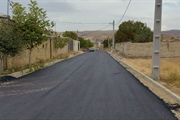 اتمام پروژه آسفالت ریزی معابر روستای ارکوئین