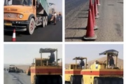 اجرای عملیات روکش آسفالت محور اصلی زنجان-بیجار کیلومتر 70 بخش حلب.