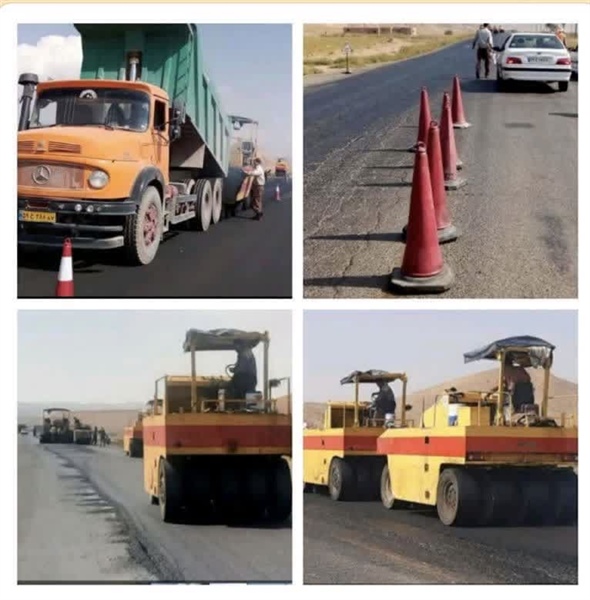 اجرای عملیات روکش آسفالت محور اصلی زنجان-بیجار کیلومتر 70 بخش حلب.