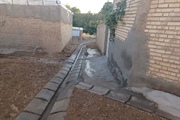 اتمام پروژه جدولگذاری معابر عمومی روستای نکتو بخش حلب به طول230متر