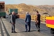 بازدید معاون برنامه ریزی و عمرانی فرمانداری و رئیس راهداری و حمل و...
