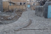 اتمام اجرای پروژه سنگ فرش معابر روستای ارکویین بخش حلب.