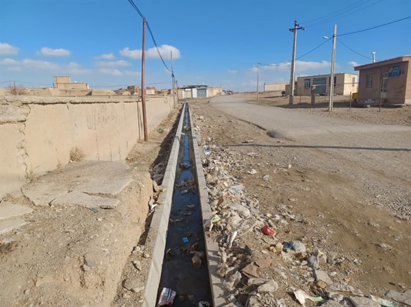 تحویل موقت پروژه جدولگذاری معابر عمومی روستای ینگی کند جامع السرا به طول ۷۷۰ متر