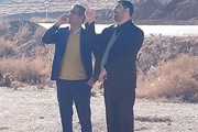 بازدید میدانی جناب آقای عبدی بخشدار بخش حلب از اصلاح شبکه برق مسیر...
