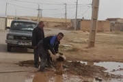 بازدید از اقدامات آب و فاضلاب در خصوص  رفع ترکیدگی لوله در روستای...
