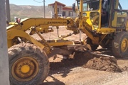 زیرسازی معابر عمومی روستای گنبد به مساحت ۳۰۰۰ متر مربع.