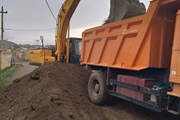 اجرای زیرسازی معابر عمومی روستای گنبد به مساحت ۳۰۰۰ متر مربع.