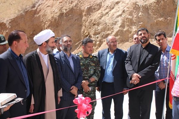افتتاح پروژه سیل بند روستای خوئین از توابع بخش حلب با حضور جناب آقای مهندس موسوی نماینده محترم شهرستان ایجرود