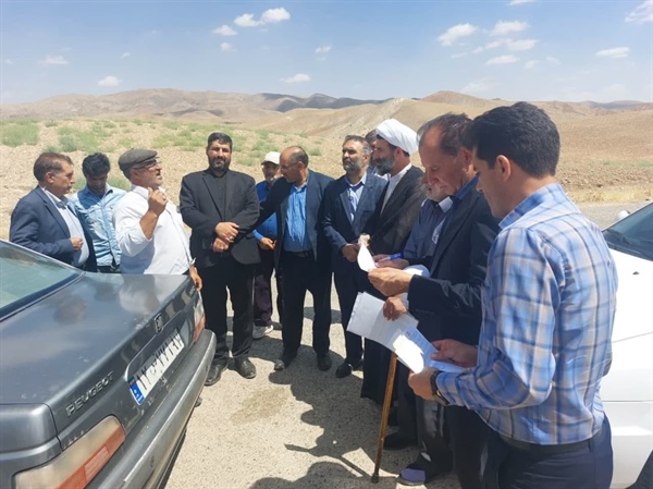 بازدید و حضور میدانی  جناب آقای مهندس موسوی با معیت، جناب آقای رجایی سرپرست محترم فرمانداری شهرستان ایجرود