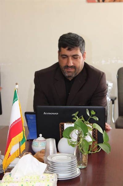 مراسم دیدار همکاران مجموعه بخشداری و دهیاران بخش حلب با جناب آقای عبدی بخشدار محترم بخش حلب