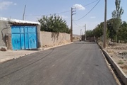 اتمام پروژه آسفالت ریزی معابرروستای قوشچی از توابع بخش حلب به...