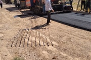 آغاز پروژه آسفالت ریزی معابر روستای گنبد از توابع بخش حلب به مساحت...