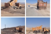 شانه سازی تقاطع محور روستای چولجه از توابع بخش حلب.