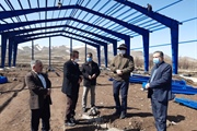 بازدید از روند احداث سالن ورزشی روستای ویر
