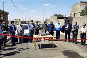 افتتاح جدول گذاری و آسفالت روستای بویین