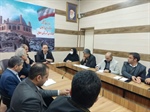 هشتمین جلسه شورای هماهنگی مبارزه با مواد مخدر شهرستان به ریاست دکتر زمانی معاون محترم فرماندار ، آقای قربانی بخشدار محترم بخش مرکزی و اعضای محترم
