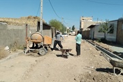 پروژه عمرانی بخش مرکزی روستای حسین آباد