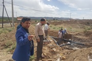 پیگیری تغییر مسیر لوله گذاری آب شرب گوزلدره