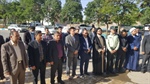 حضور در مراسم گلباران مزار شهدا