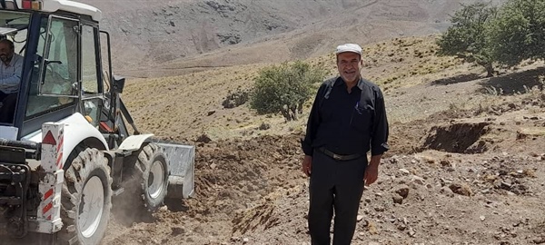 آغاز عملیات پروژه خط انتقال آب شرب روستای محروم بوجی از بخش باغ حلی