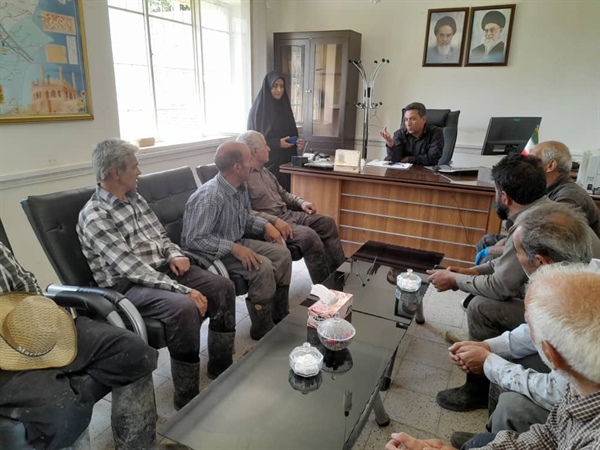 دیدار مردمی بخشدار باغ حلی