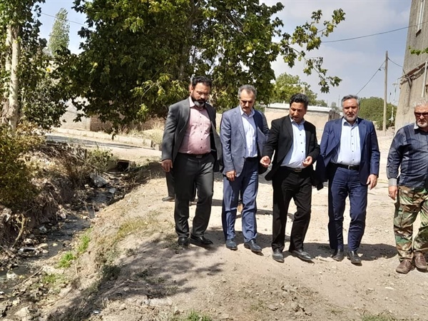 بازدیدمدیرکل بحران از کانال گوزلدره