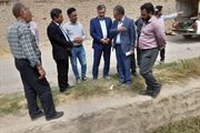 بازدیدمدیرکل بحران از کانال قره بلاغ