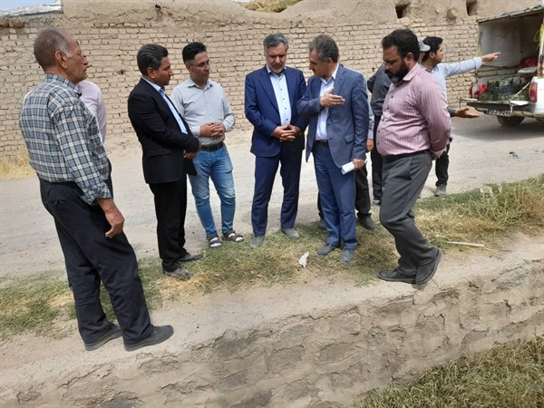بازدیدمدیرکل بحران از کانال قره بلاغ