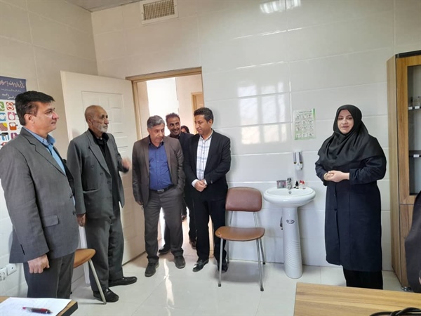 بازدیدفرماندارشهرستان سلطانیه وبخشدار باغ حلی از خانه بهداشت روستای خیرآباد