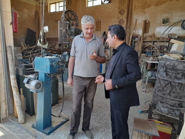 بازدید از کارگاه صنایع چوب گوزلدره