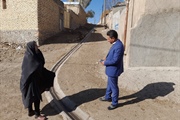 بخشدار بررسی مشکلات از کوچه های گوزلدره بازدید کرد