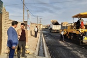 بخشدار از اجرای پروژه آسفالت دهستان قره بلاغ بازدید کرد