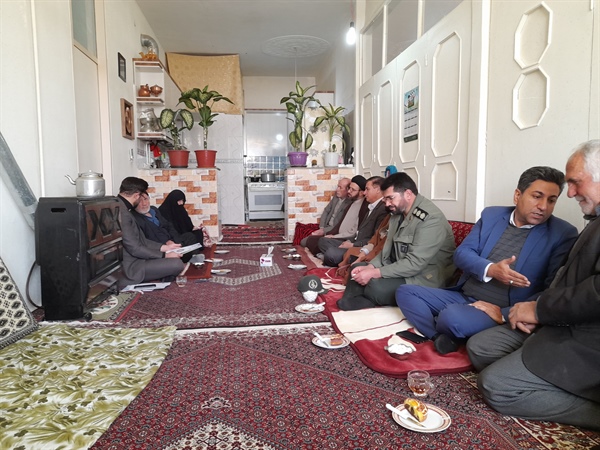 دیدار با خانواده شهید حسین سلیمی