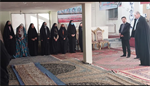 بازدیدباقری بخشدارباغ حلی از مراسم اعتکاف دهستان قره بلاغ