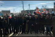 برگزاری راهپیمایی 22 بهمن در مرکز بخش باغ حلی