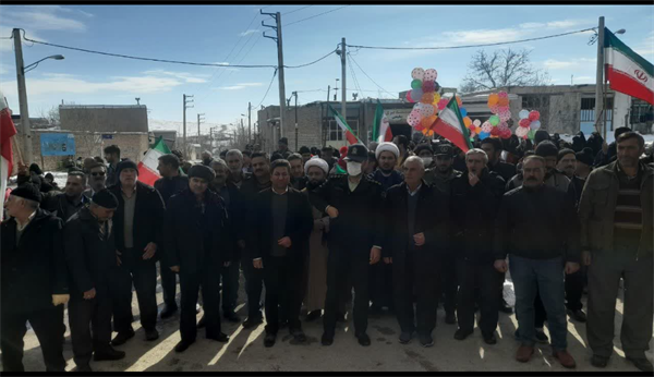 برگزاری راهپیمایی 22 بهمن در مرکز بخش باغ حلی