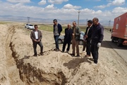 بازدید از خط انتقال آب شرب روستای شکورآباد