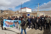 برگزاری راهپیمایی روز قدس در مرکز بخش باغ حلی(گوزلدره)