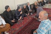حضور بخشدارباغ حلی ورئیس دادگستری شهرستان سلطانیه درمسجدگوزلدره...