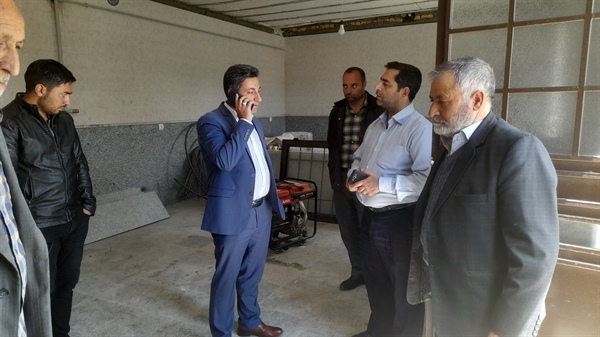 بازدید از غسالخانه درحال ساخت خیرآباد