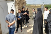 حضور باقری بخشدارباغ حلی در روستای کردرق