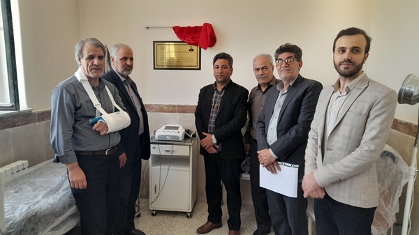 مراسم تجلیل از خیرین برای درمانگاه گوزلدره