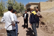 باقری بخشدار باغ حلی برای بررسی مشکلات از روستای سرخه دیزج بازدید کرد