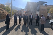 دیدار مردمی باقری بخشدار باغ حلی وحضور در روستای کنگه