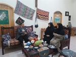 حضور باقری بخشدار باغ حلی به همراه شهردار گوزلدره در جشنواره یلدای شهرستان سلطانیه