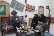 حضور باقری بخشدار باغ حلی به همراه شهردار گوزلدره در جشنواره یلدای...