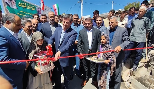 افتتاح پروژه های عمرانی هفته دولت