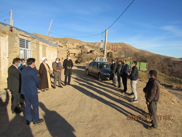 حضور امام جمعه، نماینده مردم شهرستان در مجلس شورای اسلامی، فرماندار و جمعی از مسئولان شهرستان ایجرود در روستای قلقاتی و بررسی مسائل و مشکلات این روستا